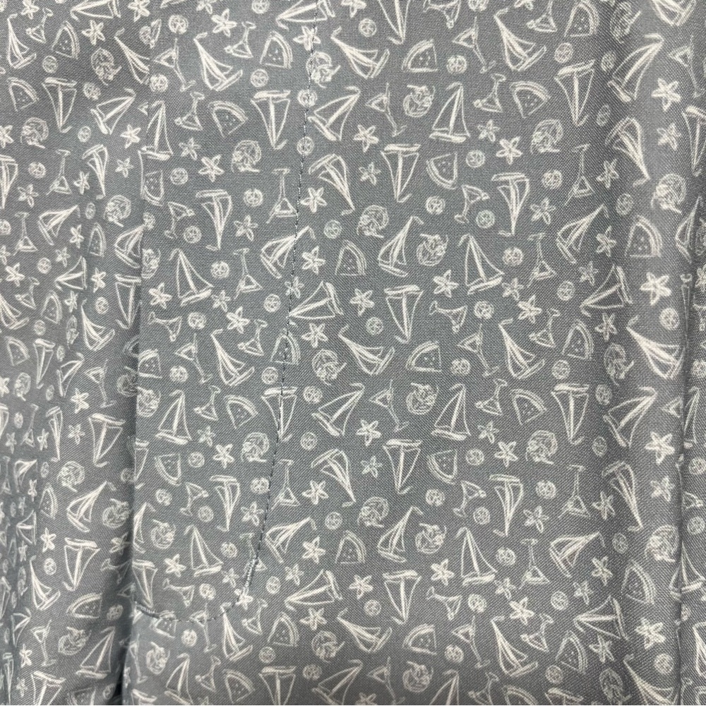 PGA Tour New Sail Boat Gray Martini Men’s Golf Shorts Size 40 - Picture 3 of 7